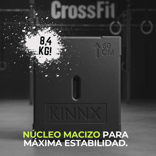 Cajón pliométrico efecto acolchado KINNX